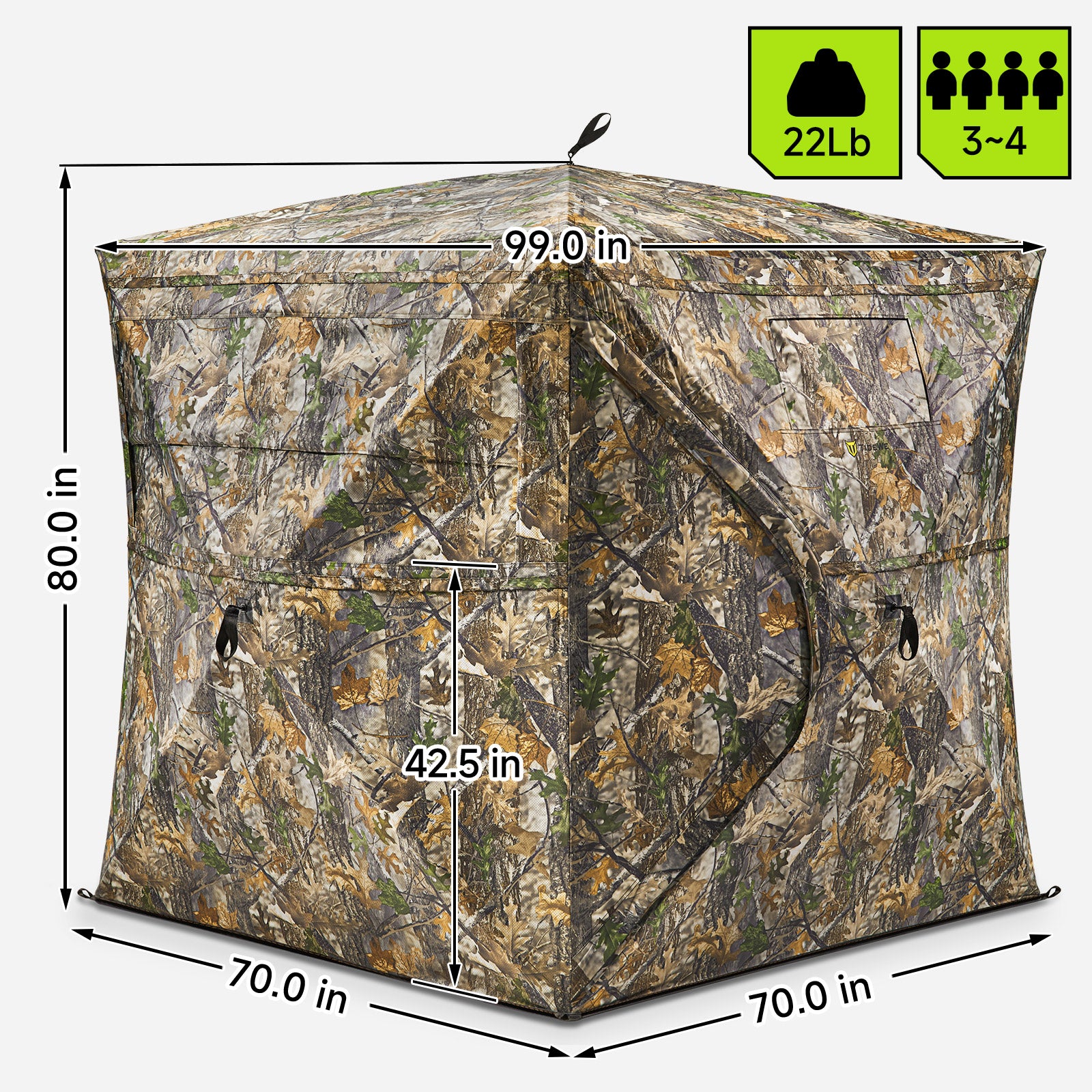 🔥Last day clearance sale🔥Portable 270-degree see-through hunting tent