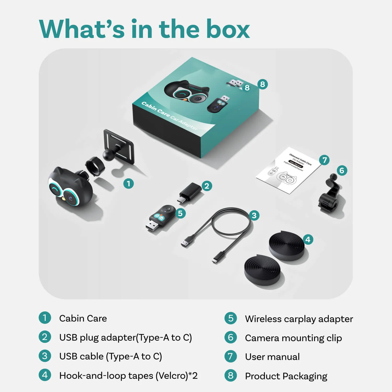 Cabin Care Wireless CarPlay Adapter