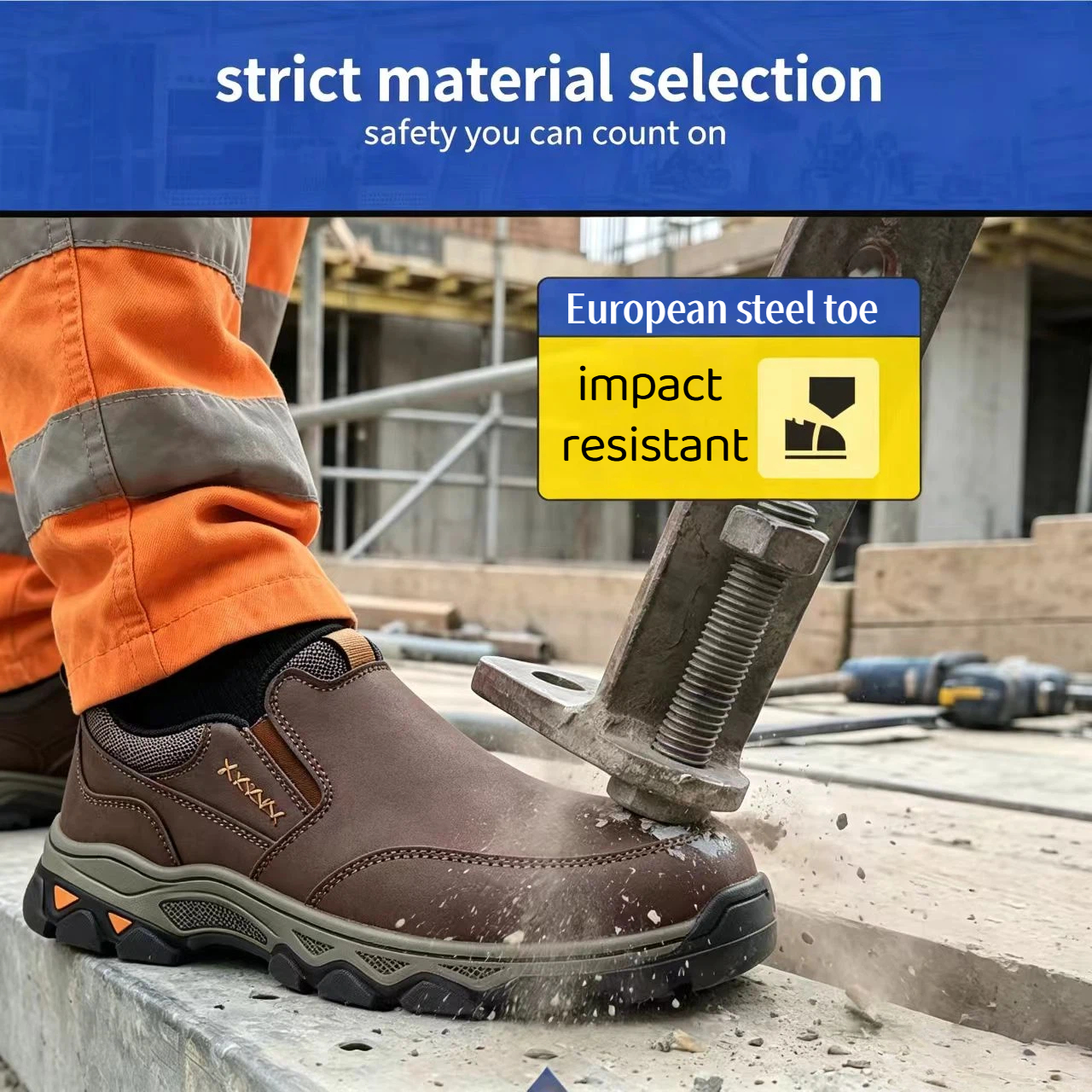 [Copy]PEAKER Rotary Knob High-Top Safety Work Boots