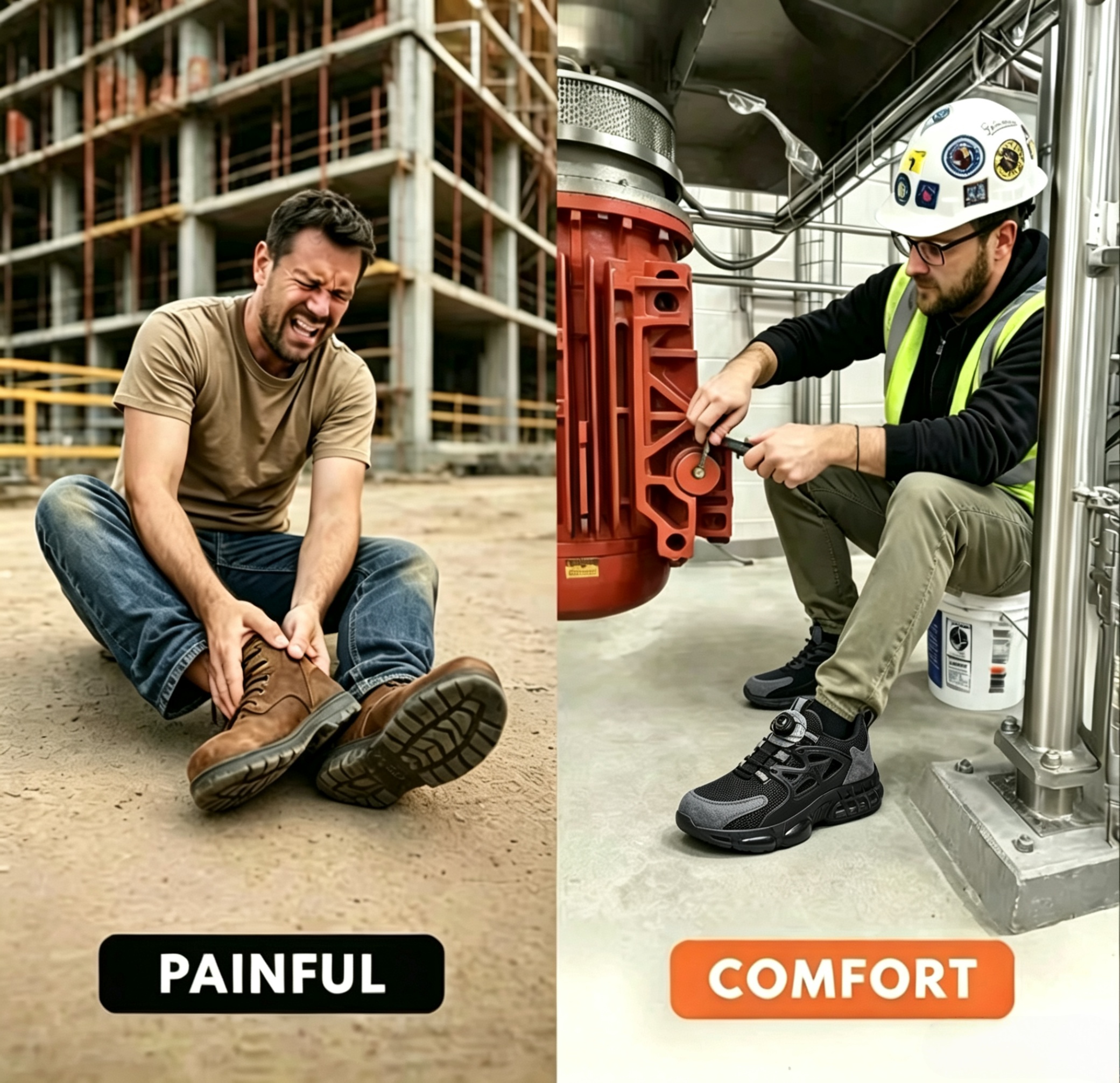 [Copy1]PEAKER 2.0 Pro Men’s Lightweight Safety Work Shoes | Anti-Smash & Puncture Proof Safety Footwear