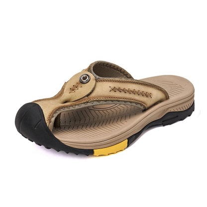 GARB Mens Handmade Cowhide Outdoot Orthopedic Sandals