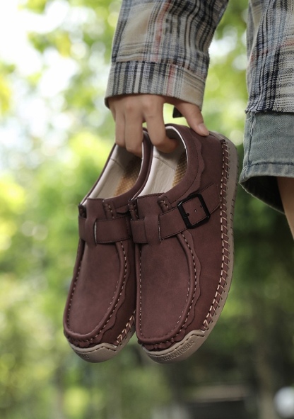 ⏰Last Day! 45% OFF  🔥PEAKER®Men's Handmade Genuine Leather Outdoor Breathable Walking Shoes