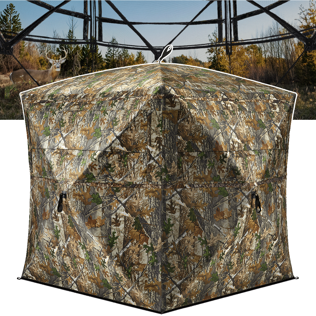 🔥Last day clearance sale🔥Portable 270-degree see-through hunting tent
