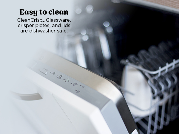 Crispi Pro 6-in-1 Glass Air Fryer | 450°F, Nontoxic, 6qt & 2.5qt Containers & Lids | Microwave, Freezer, Dishwasher Safe | Max Crisp, Air Fry, Bake, Roast, Recrisp, Dehydrate |Cyberspace AS101CY