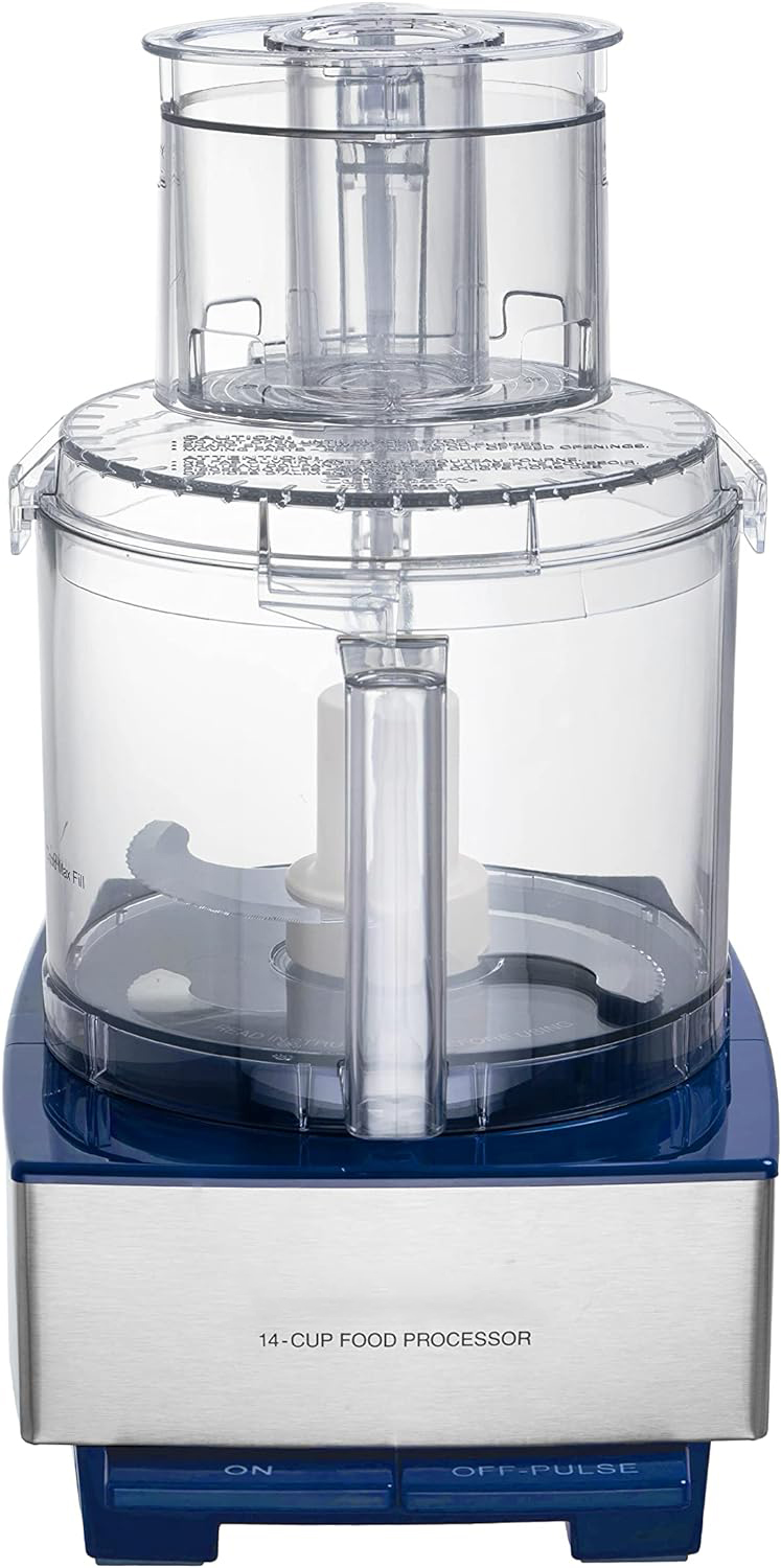 Food processor, 14 cup capacity, can be used for chopping, dicing, shredding, pureeing and kneading dough.