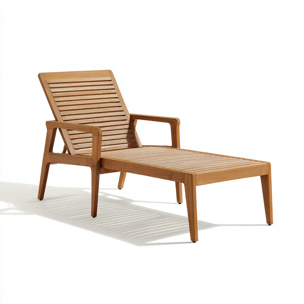 Lettino prendisole-legno-195x68x42 cm-Naturale-stile contemporaneo-Zimonracasa