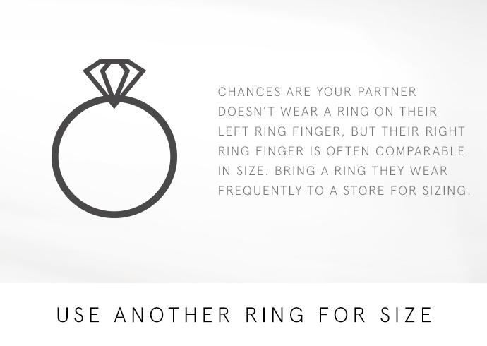 use another ring for size