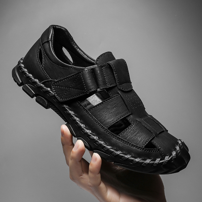 New Men's Genuine Leather Sandals