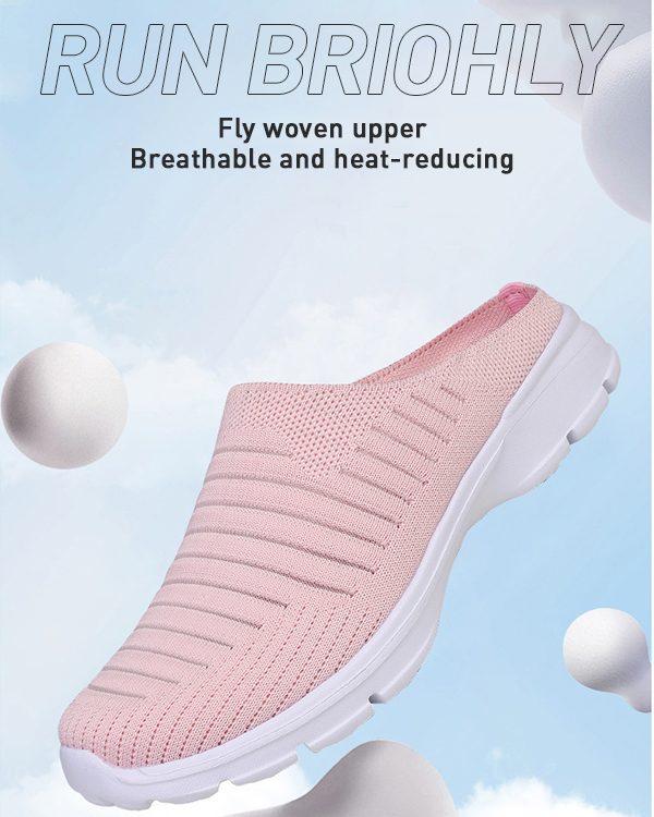 WOMEN'S BREATHABLE COMFORTABLE LIGHT HALF SLIPPERS
