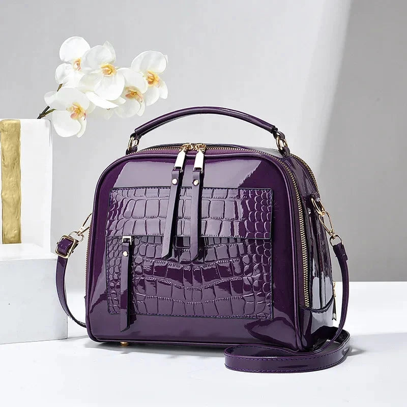 Leather Crossbody Bag Firenze Leather Crossbody Bag Firenze Blue Wolf Store Purple