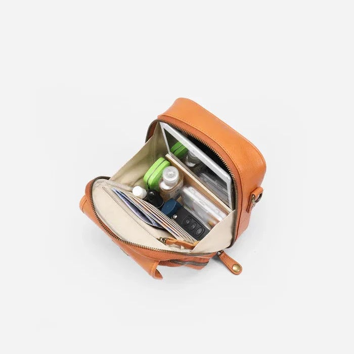 Crossbody Leather RFID Bag