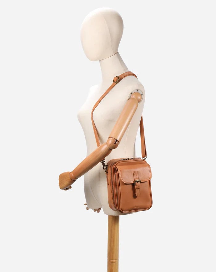 Crossbody Leather RFID Bag