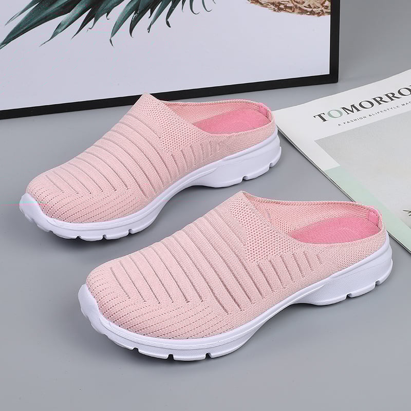 WOMEN'S BREATHABLE COMFORTABLE LIGHT HALF SLIPPERS