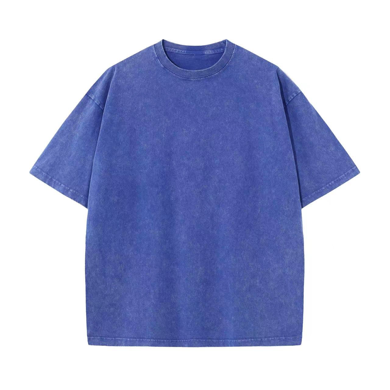 ⚡Hot Sales🔥4 Pack Oversized Tshirts for Men Gym Vintage Heavyweight T Shirts Cotton Workout Acid Wash Baggy Tees