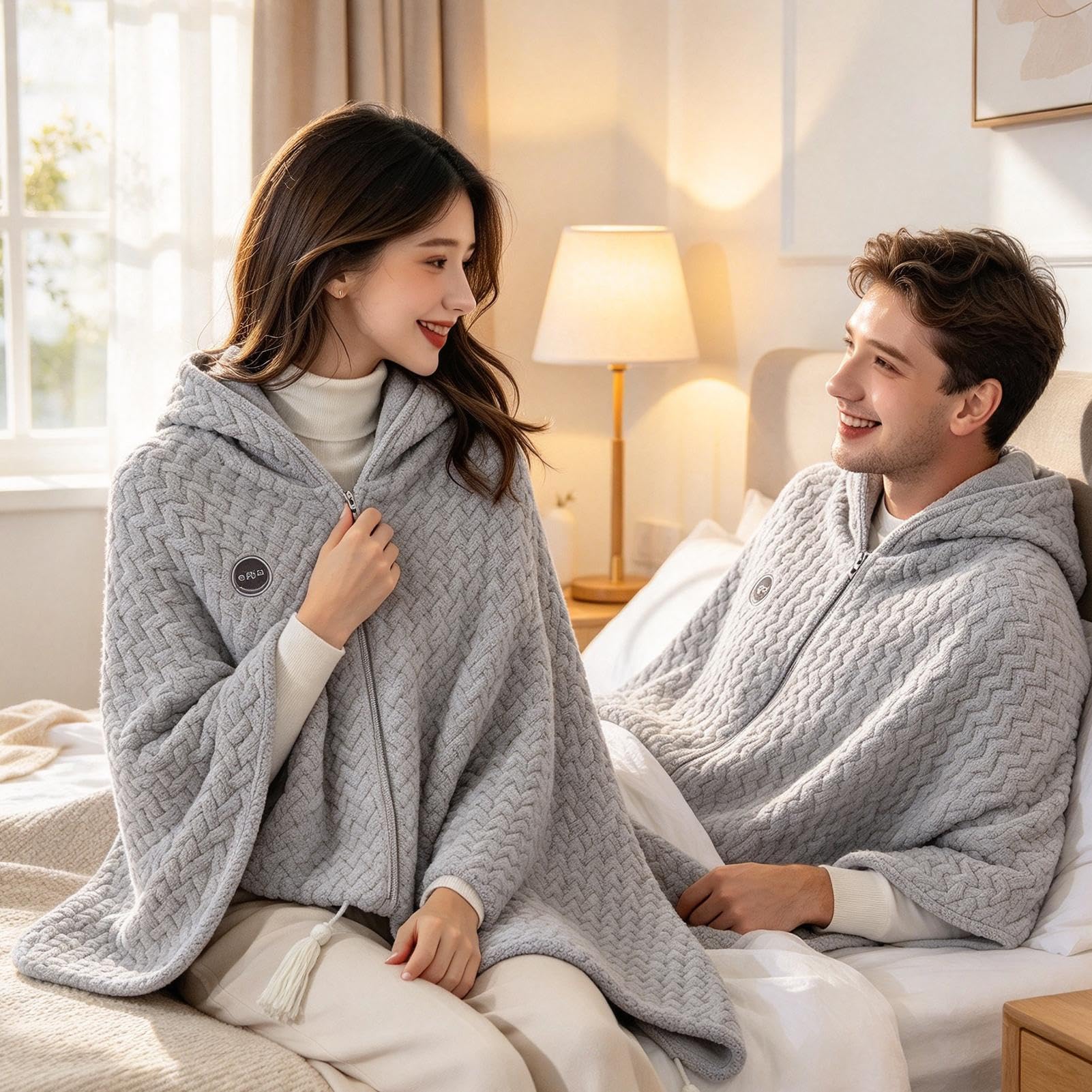 ❄️Christmas Sale 50% OFF🔥 Women’s Heated Shawl | Portable USB-Powered Warmth for Home, Work & Outdoors
