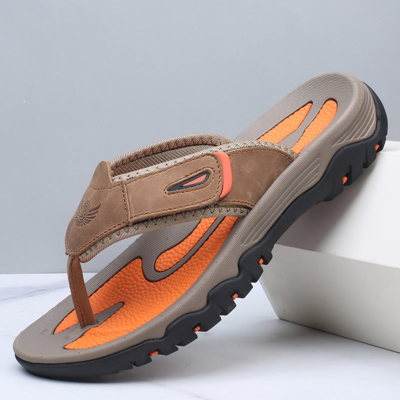 Paveair Leather Sandals