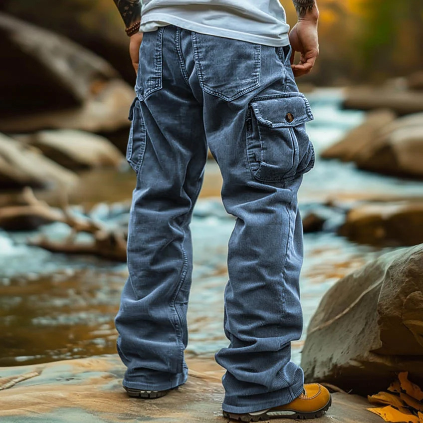 Men's Corduroy Cargo Pants