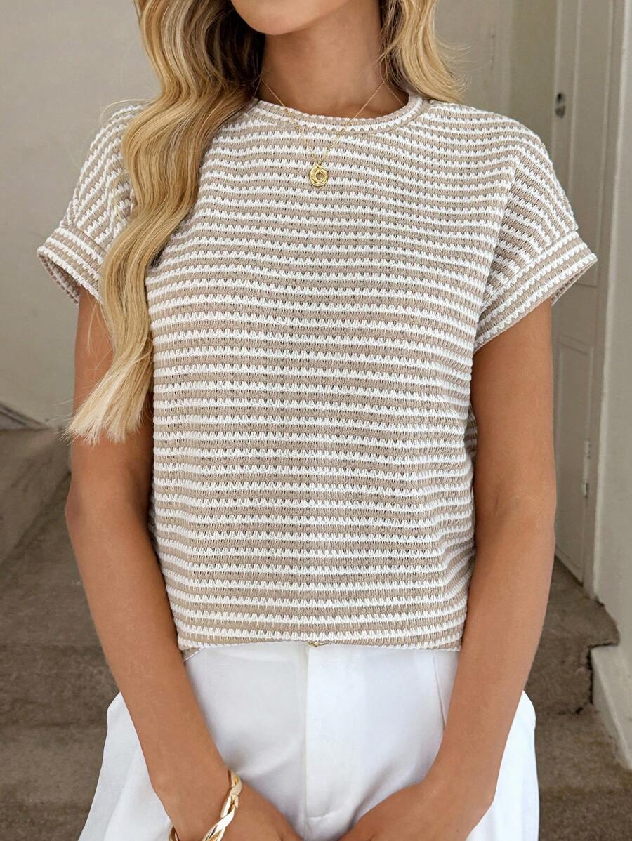 Women's Short-Sleeve Knit Top