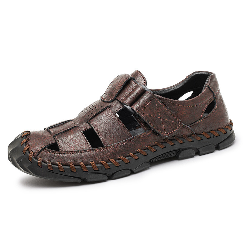 New Men's Genuine Leather Sandals