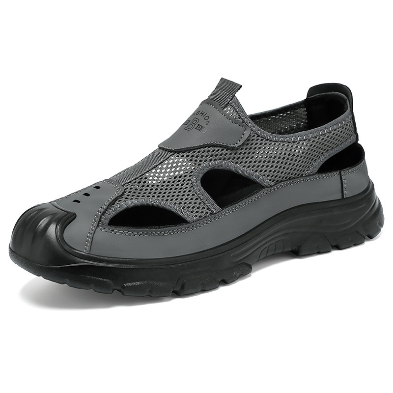 Men's Mesh and Leather Shoes