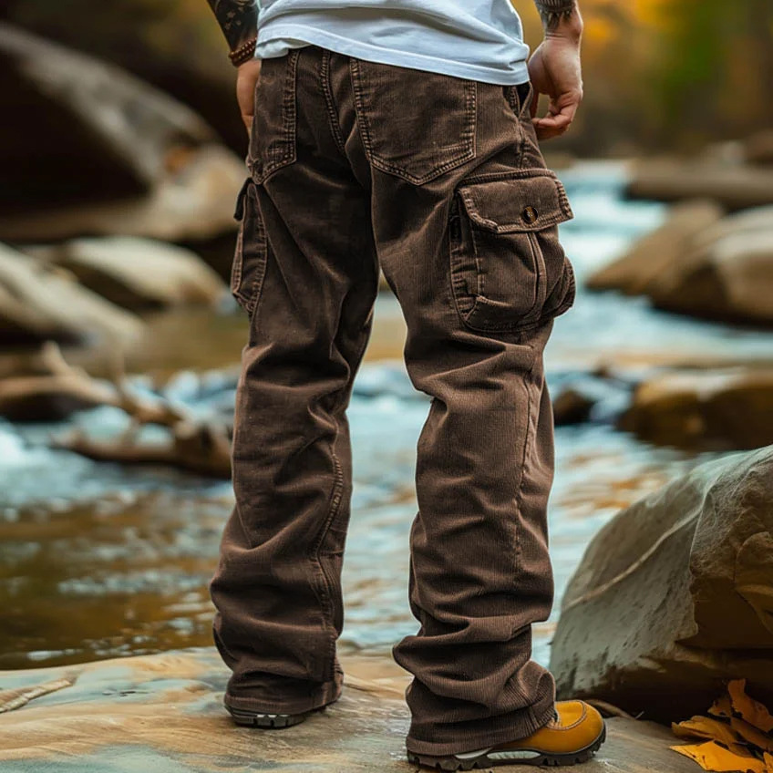 Men's Corduroy Cargo Pants