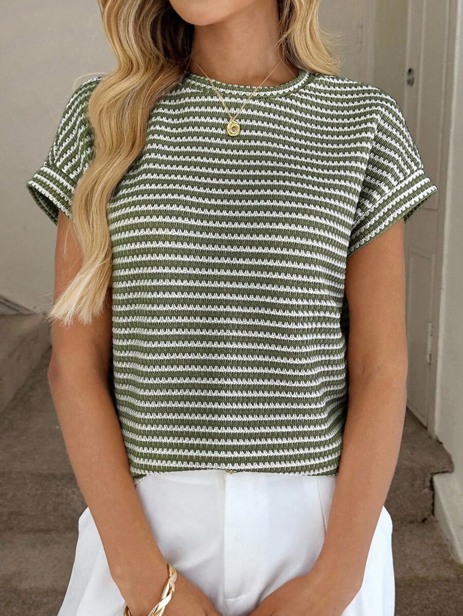 Women's Short-Sleeve Knit Top