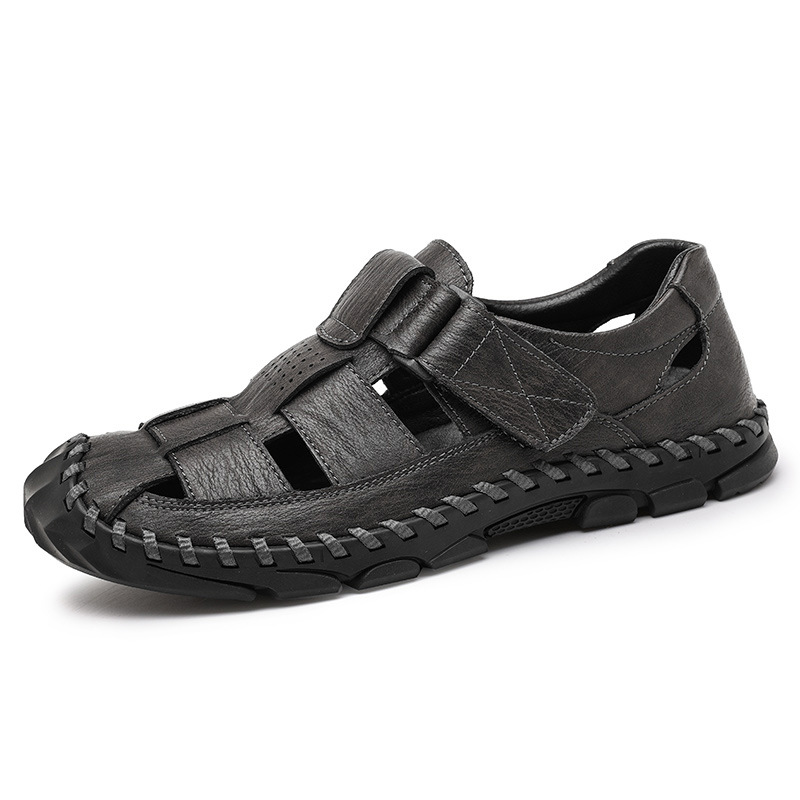 New Men's Genuine Leather Sandals