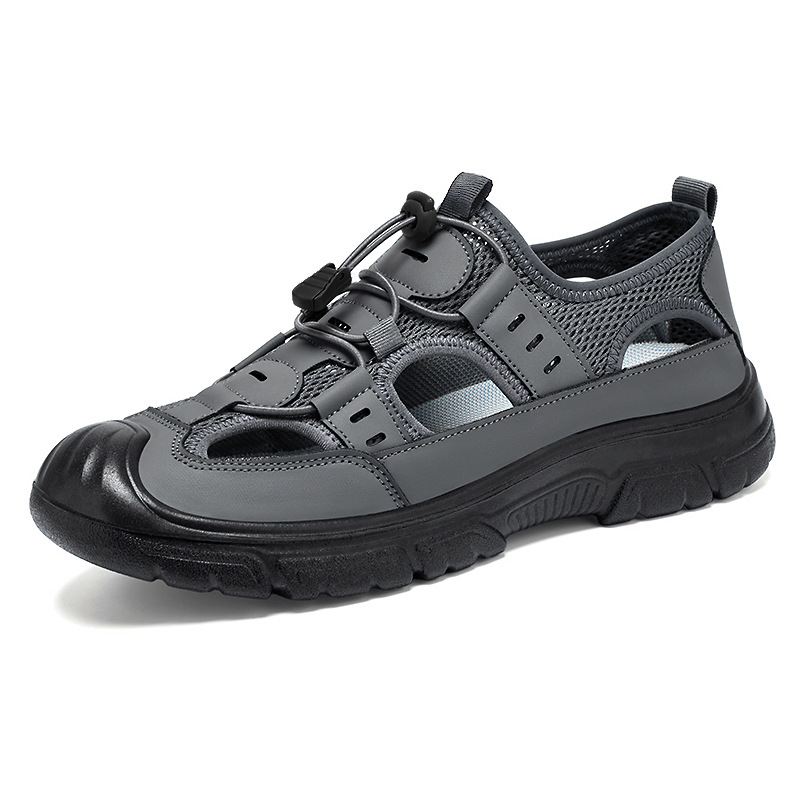 Men's Mesh and Leather Shoes