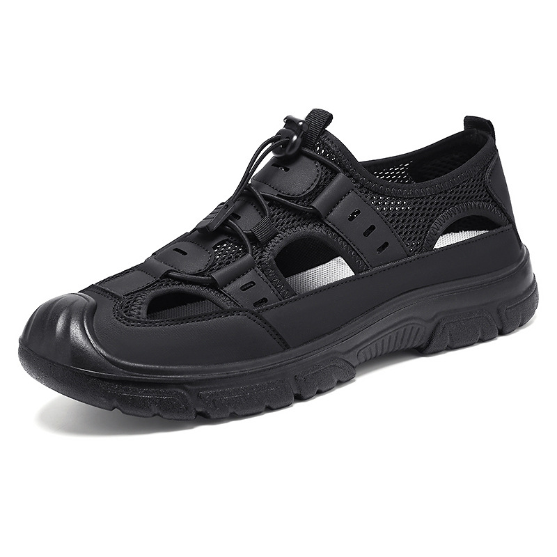 Men's Mesh and Leather Shoes