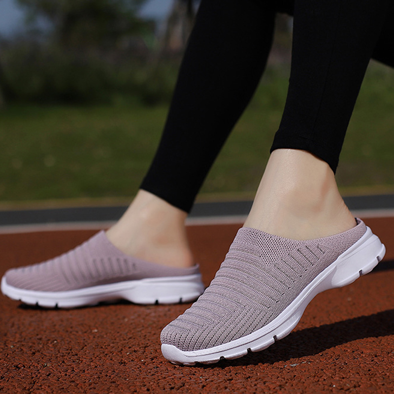 WOMEN'S BREATHABLE COMFORTABLE LIGHT HALF SLIPPERS