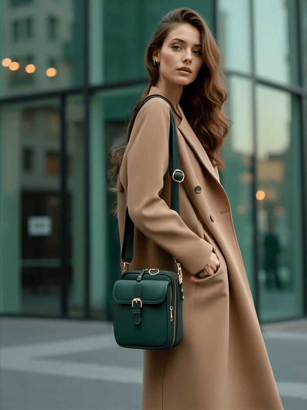 Crossbody Leather RFID Bag