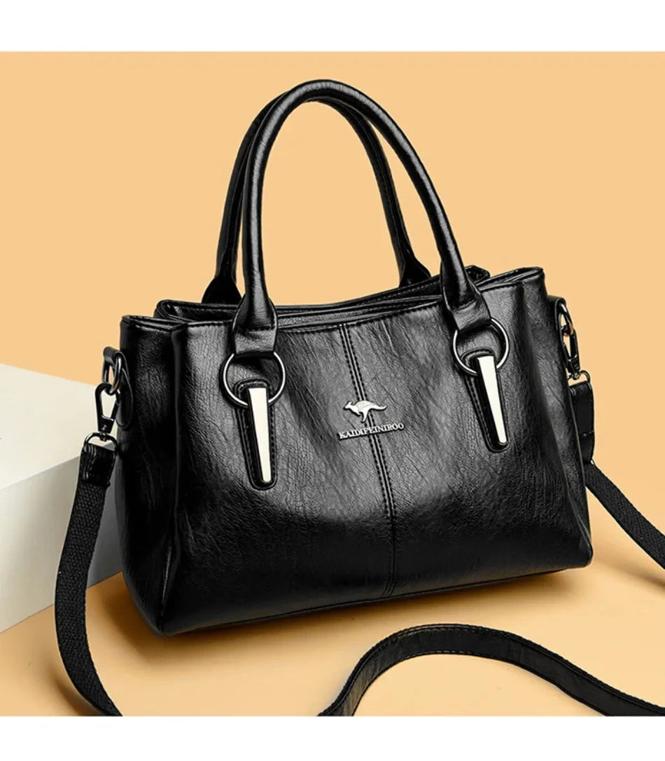 Zephire Elegance Women's Leather Bag Zephire Elegance Women's Leather Bag Blue Wolf Store