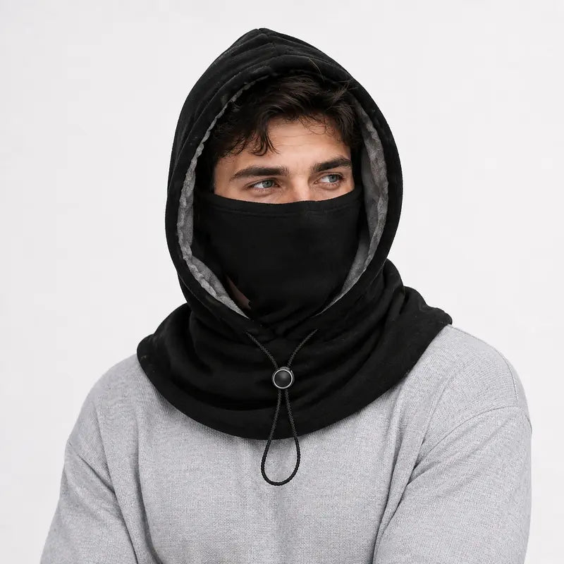 3-in-1 Winter Balaclava Hat – Fleece-Lined Windproof Face & Neck Warmer for Outdoor