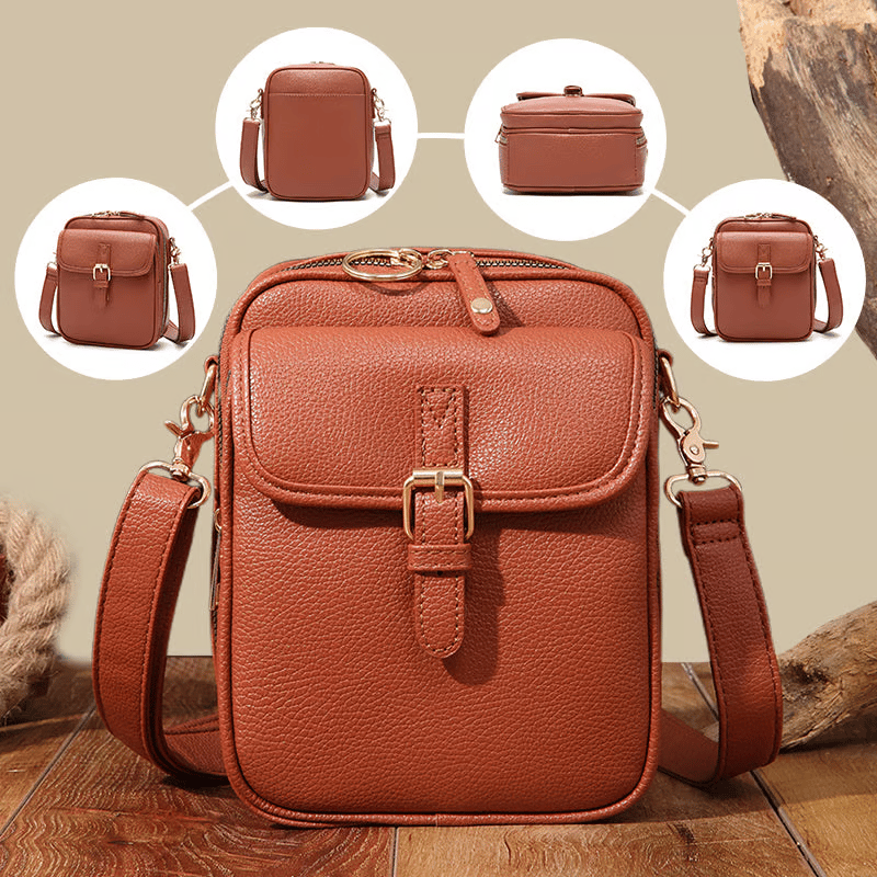 Crossbody Leather RFID Bag