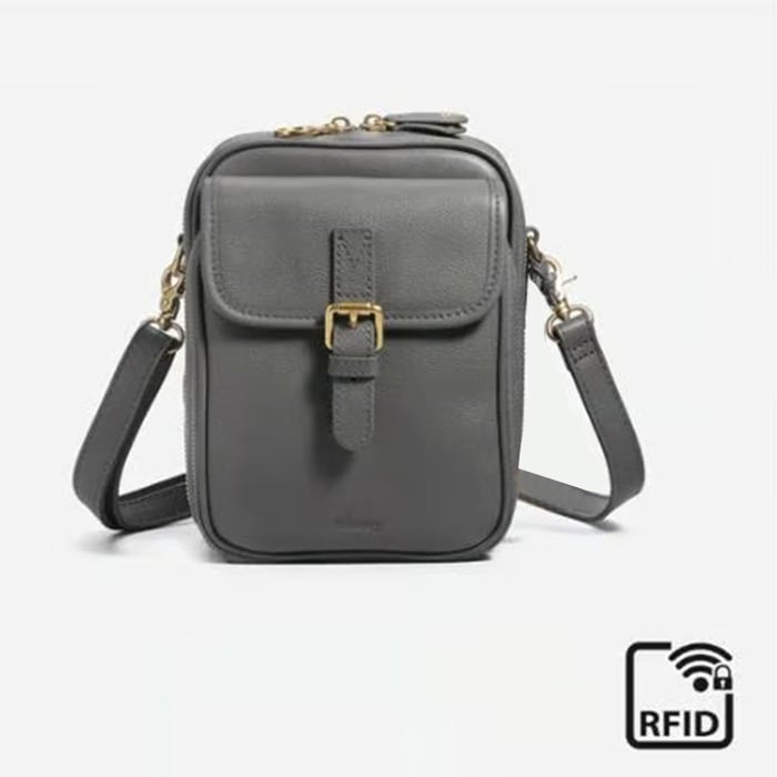 Crossbody Leather RFID Bag