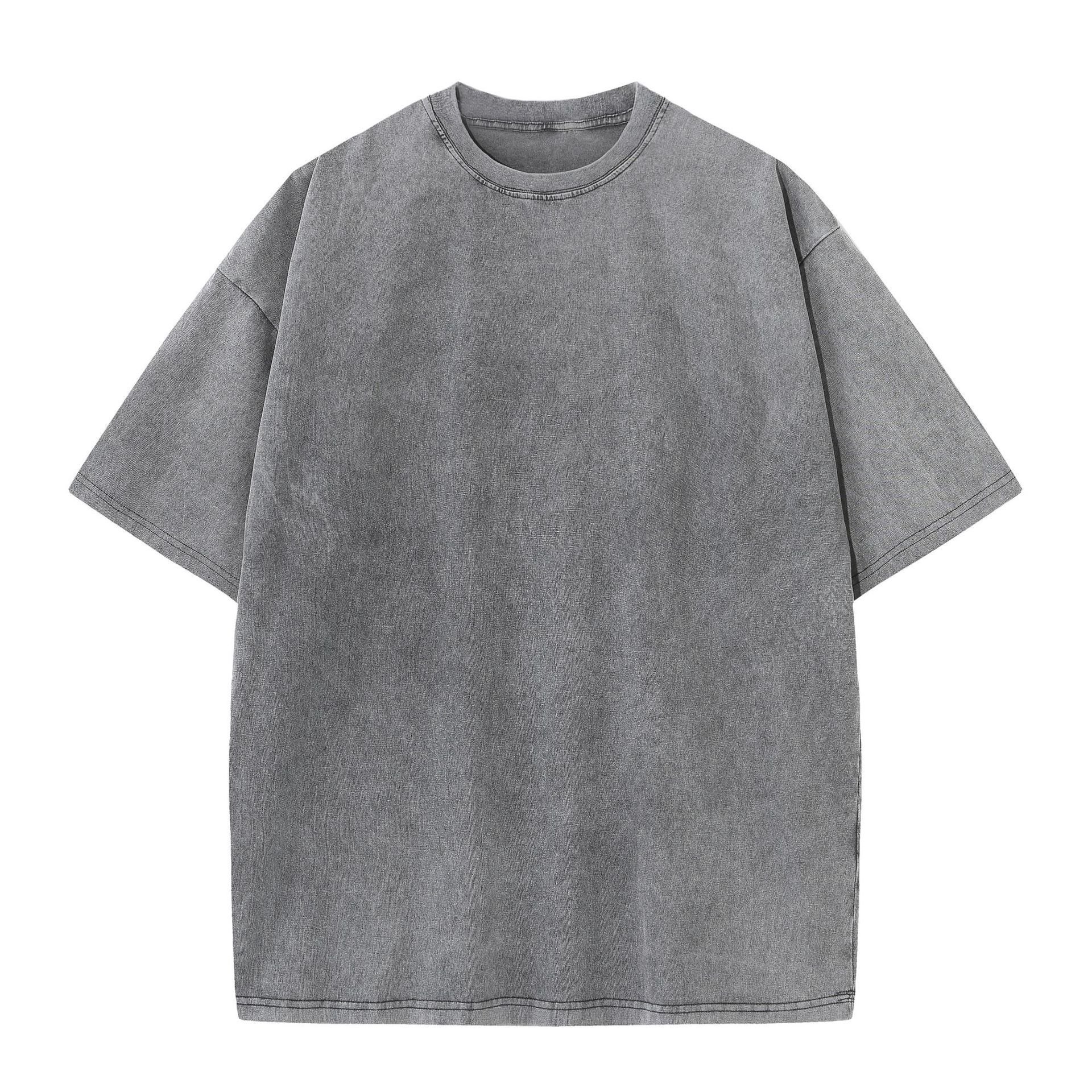 ⚡Hot Sales🔥4 Pack Oversized Tshirts for Men Gym Vintage Heavyweight T Shirts Cotton Workout Acid Wash Baggy Tees