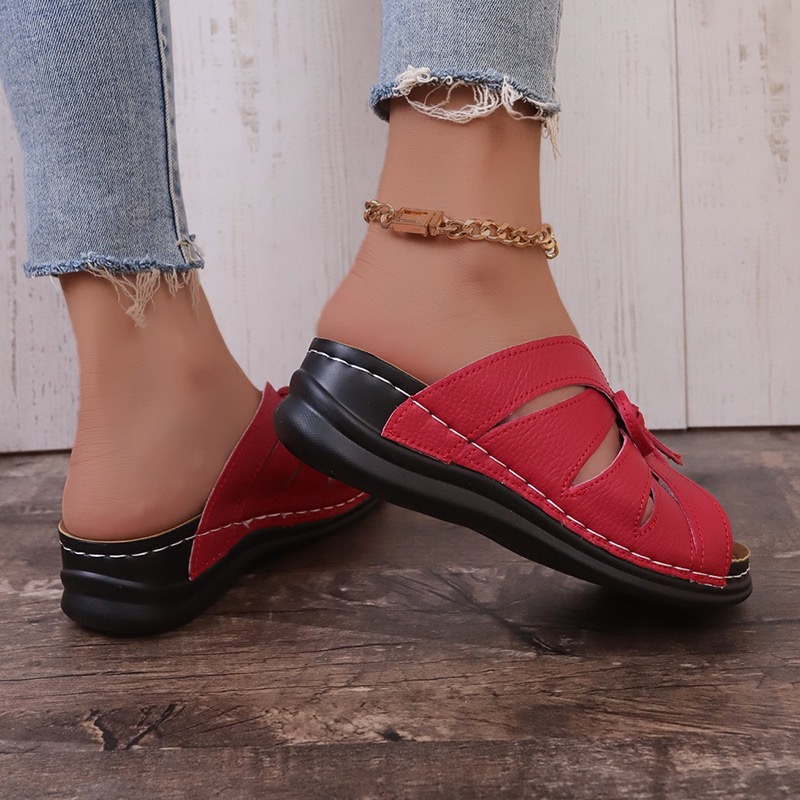 Women's Comfort Bowtie Slide Sandals