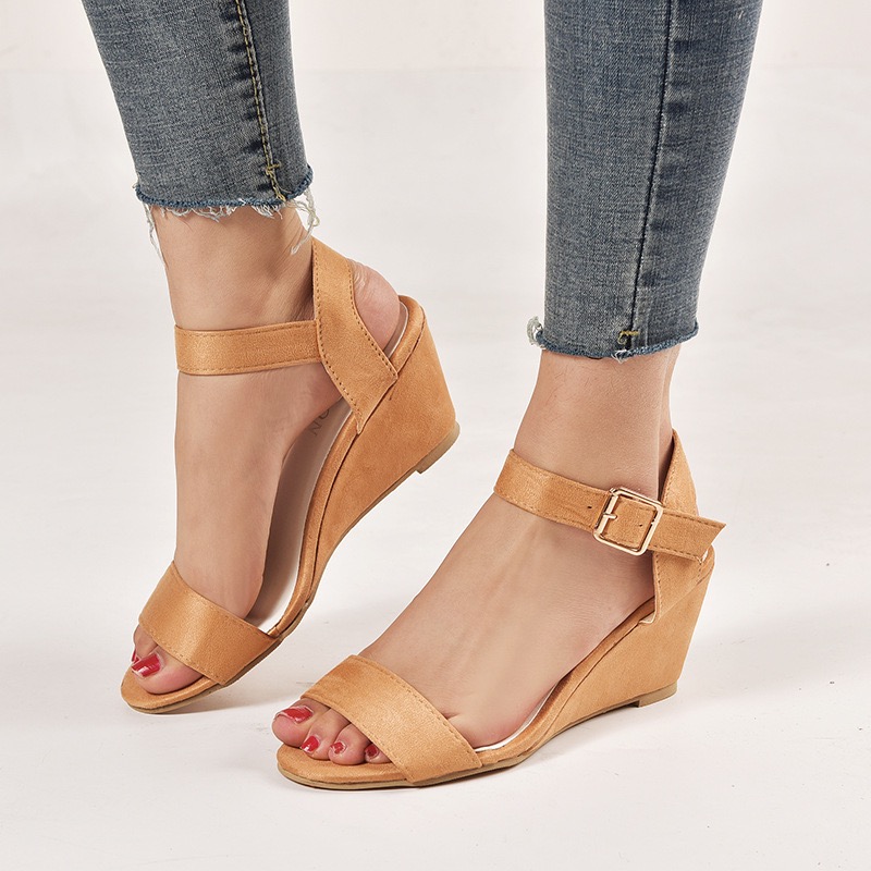 Women's Comfort Classic Wedge Bowtie Slide Sandals