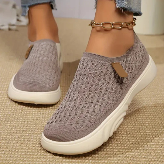 Women's Breathable Knit Loafers
