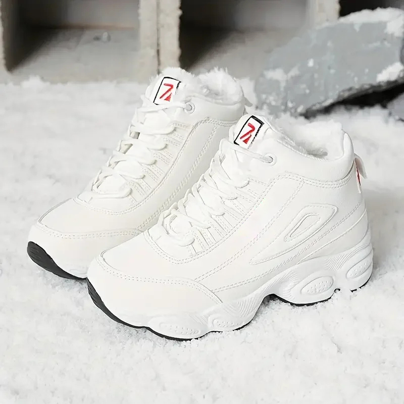 Winter thickened velvet warm sports cotton boots