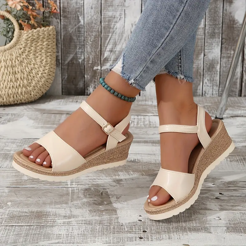 Women's Comfort Classic Wedge Bowtie Slide Sandals