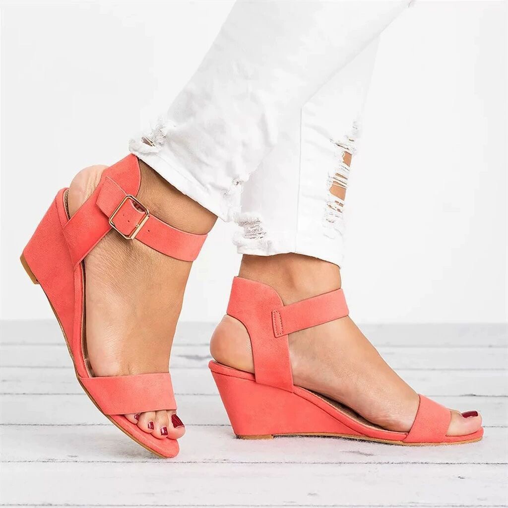Women's Comfort Classic Wedge Bowtie Slide Sandals