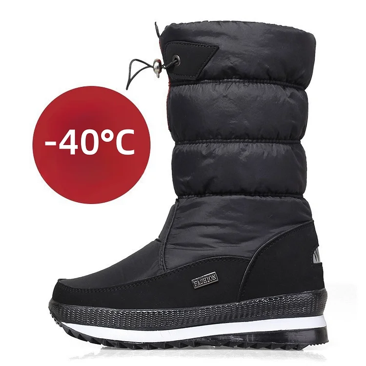 Premium Waterproof Faux Fur Non-Slip Women's Snow Boots
