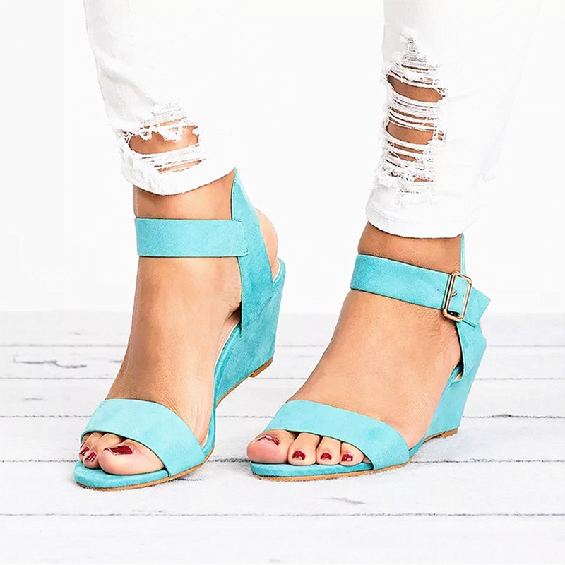 Women's Comfort Classic Wedge Bowtie Slide Sandals