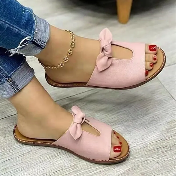 Women Casual Summer Daily Comfy Slip On Sandals