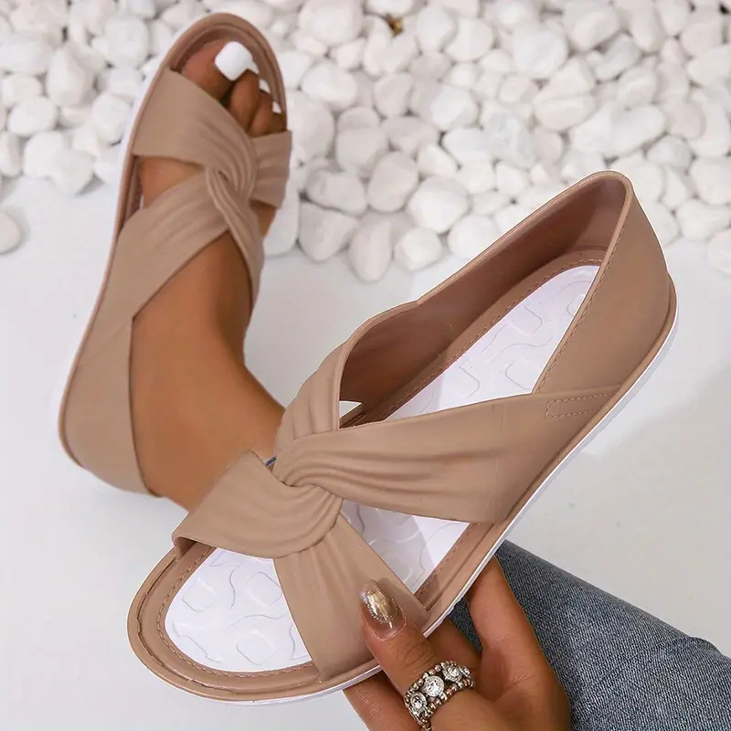 Women's Comfort Bowtie Slide Sandals