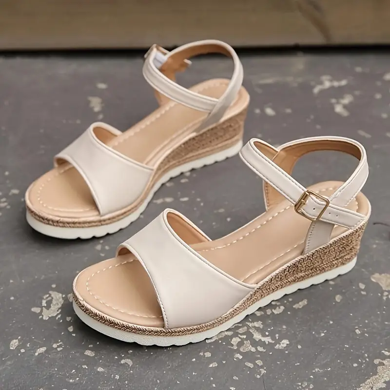 Women's Comfort Classic Wedge Bowtie Slide Sandals