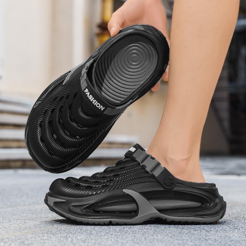 Summer Men's Clogs Outdoor Thick Sole