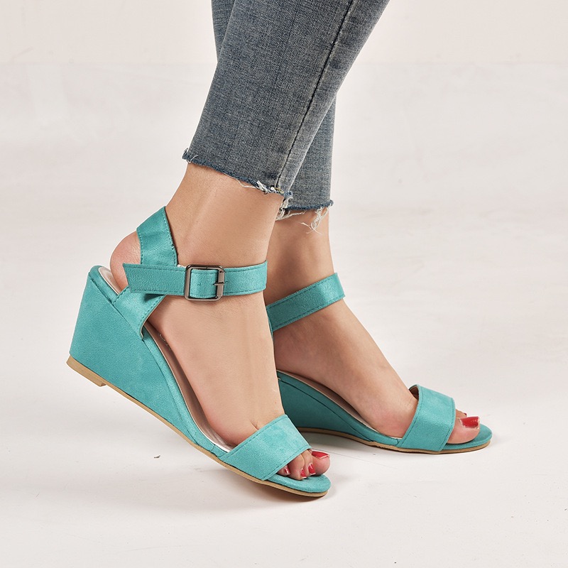 Women's Comfort Classic Wedge Bowtie Slide Sandals