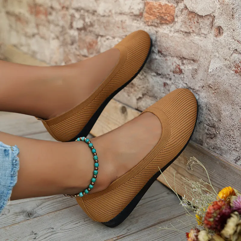 Women Comfortable Breathable Slip On Arch Support Casual Shoes
